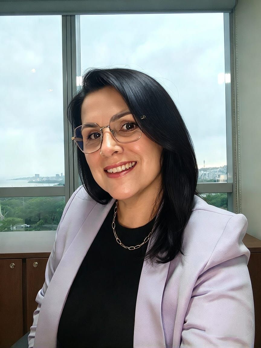 Silvana Rosa em seu escritório em Porto Alegre